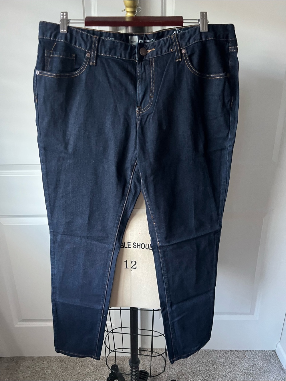NWOT Mossimo Supply Co. Skinny Dark Blue Jeans